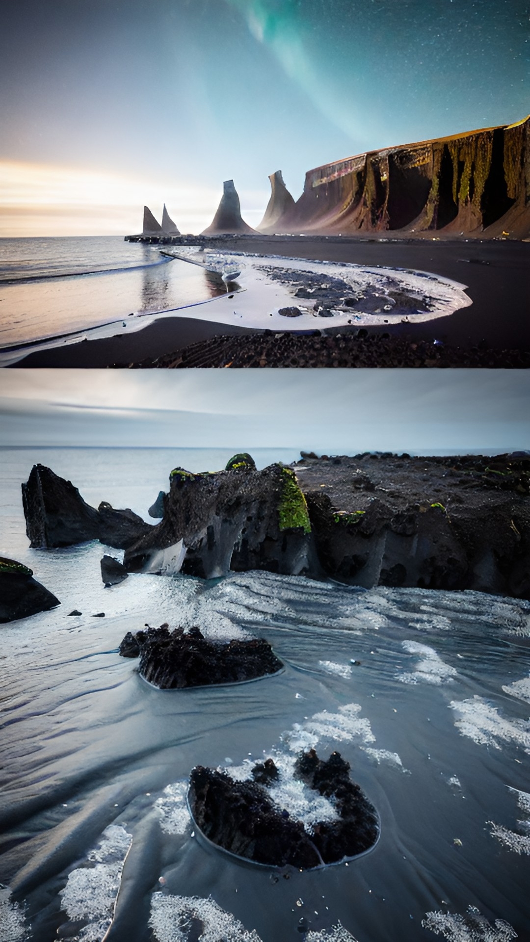 Black sand beach Iceland