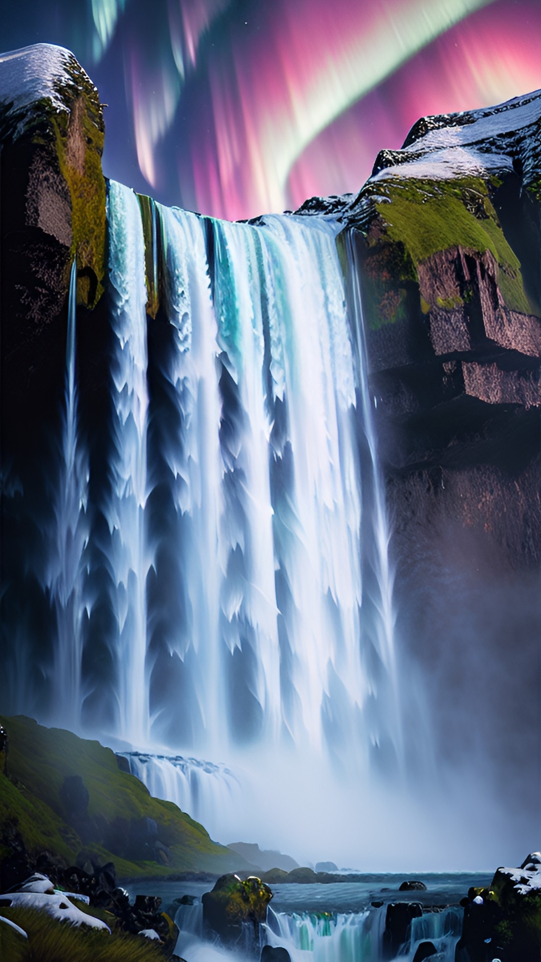 iceland skogafoss waterfall
