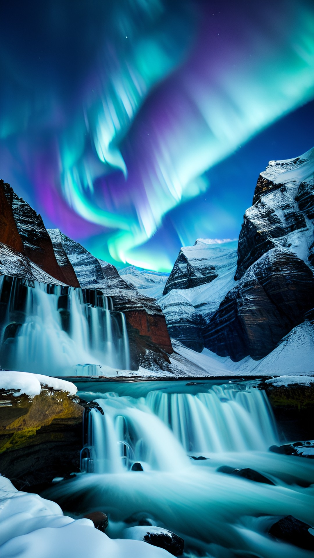 gullfoss falls in iceland