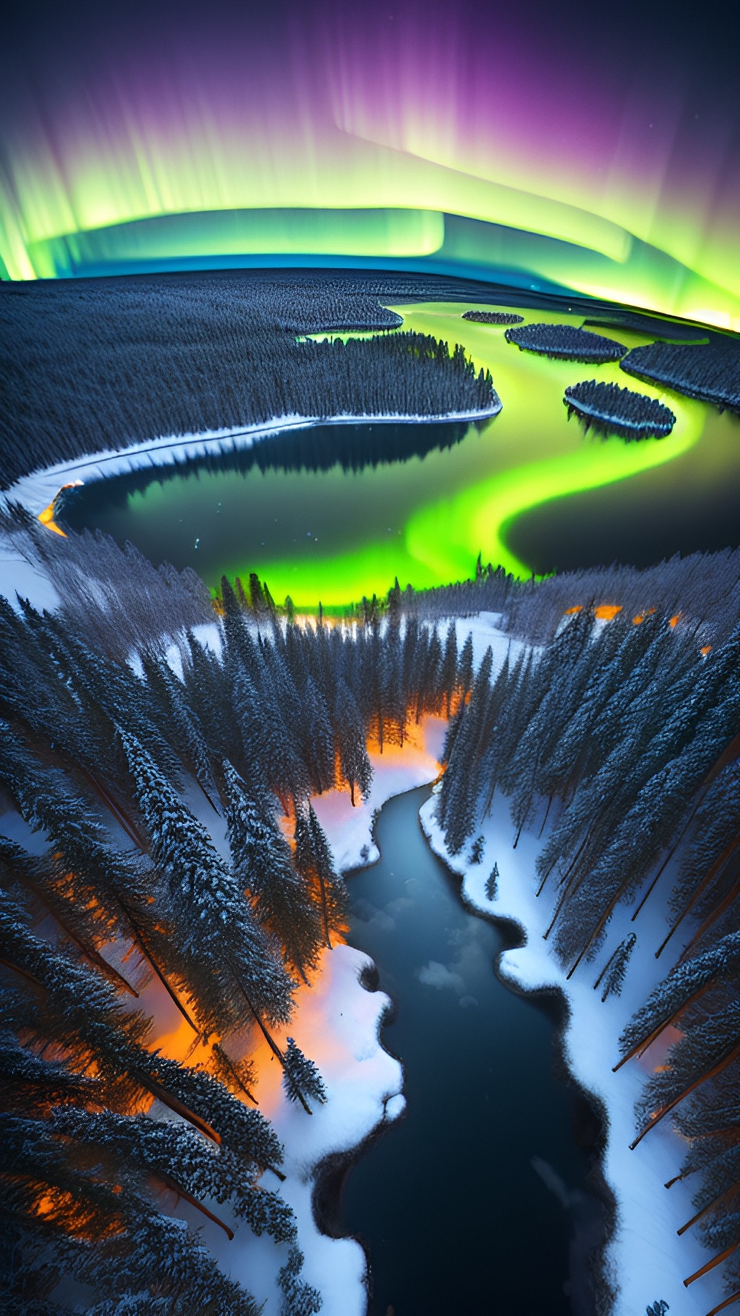 northern lights in finland