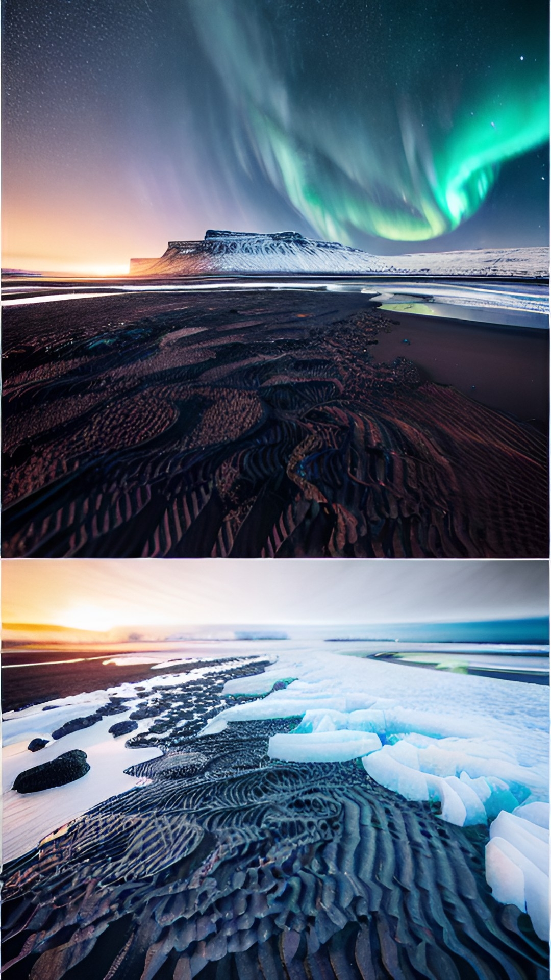 black beach in iceland