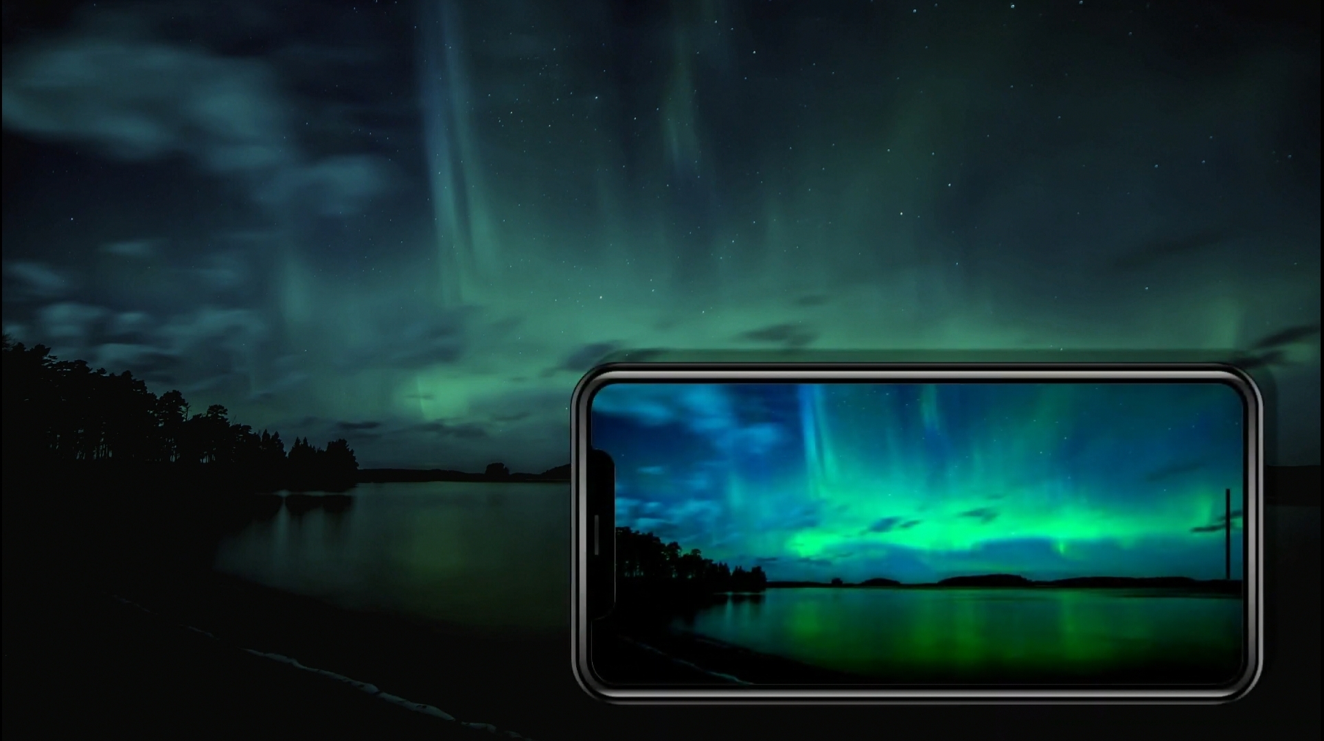 northern lights in reality