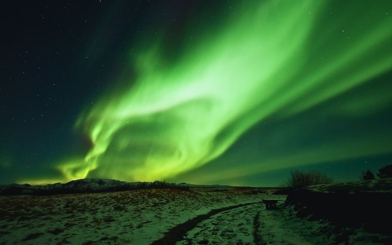 best month to see the northern lights
