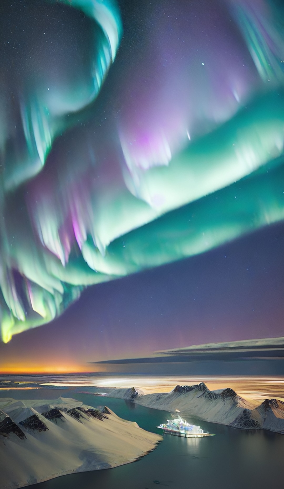 Greenland Aurora Lights