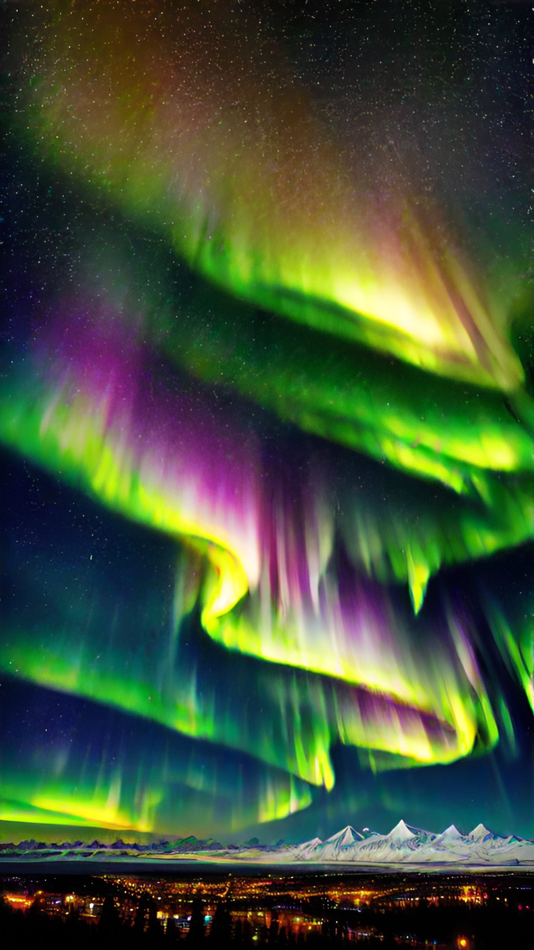 northern lights in anchorage alaska