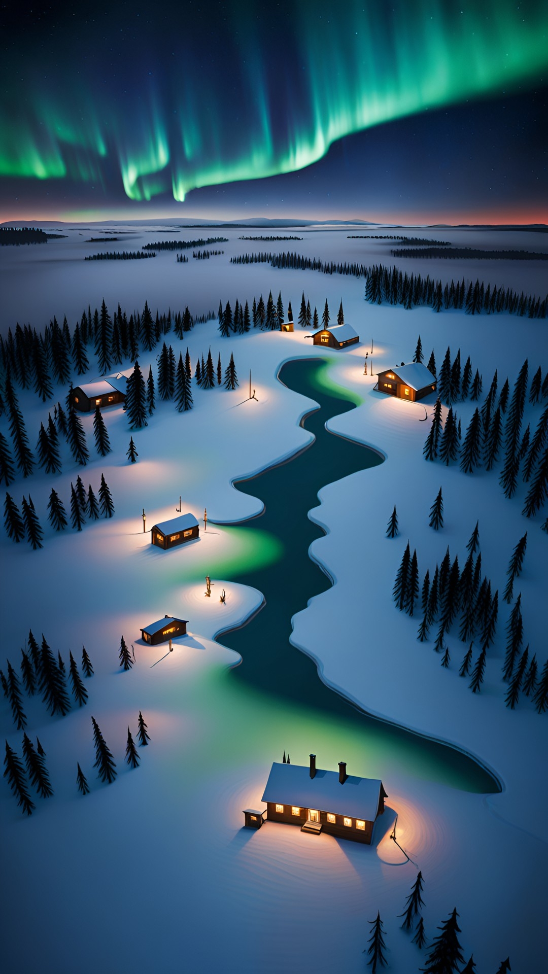 aurora borealis in finland