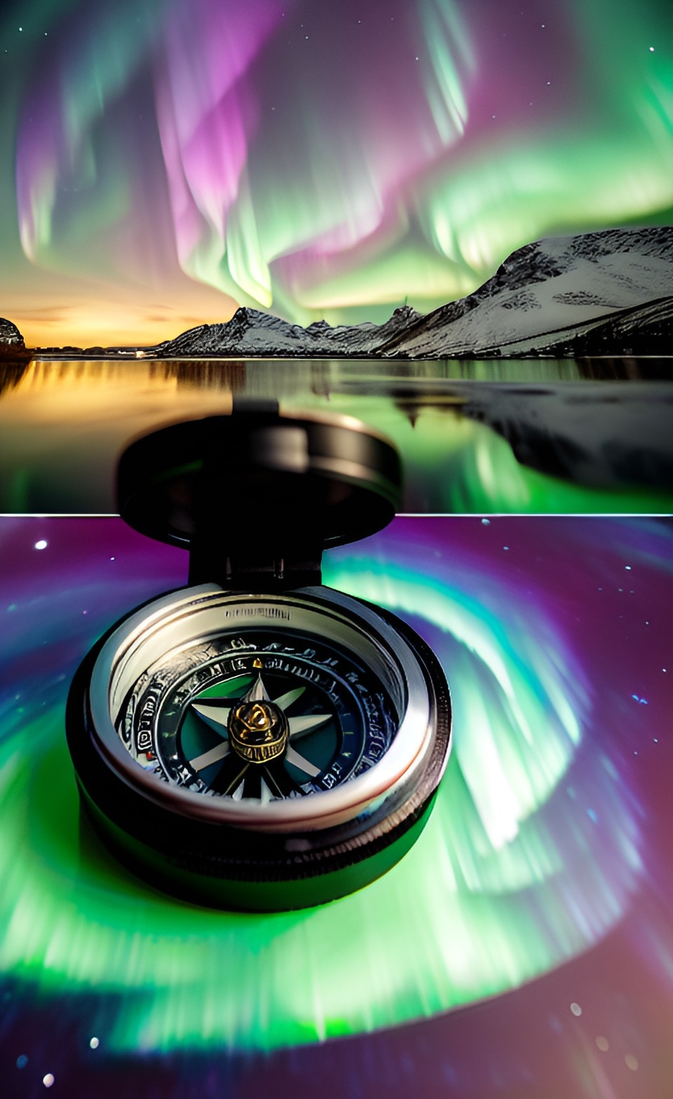 cloudy northern lights