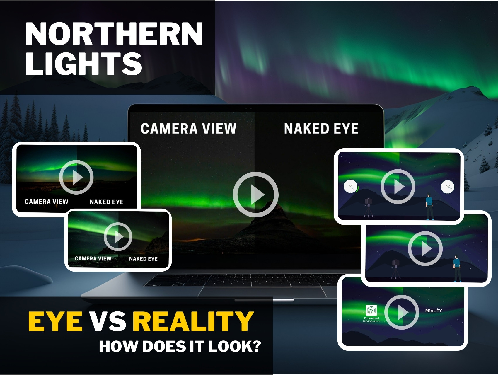 northern lights in reality