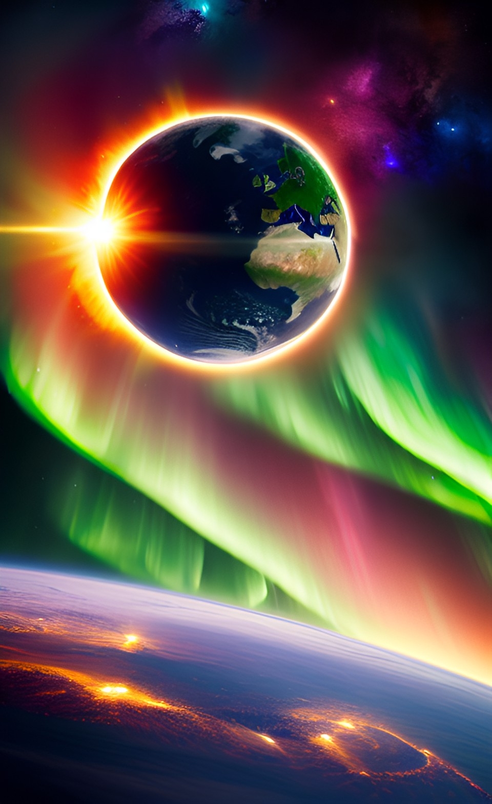 how are northern lights created