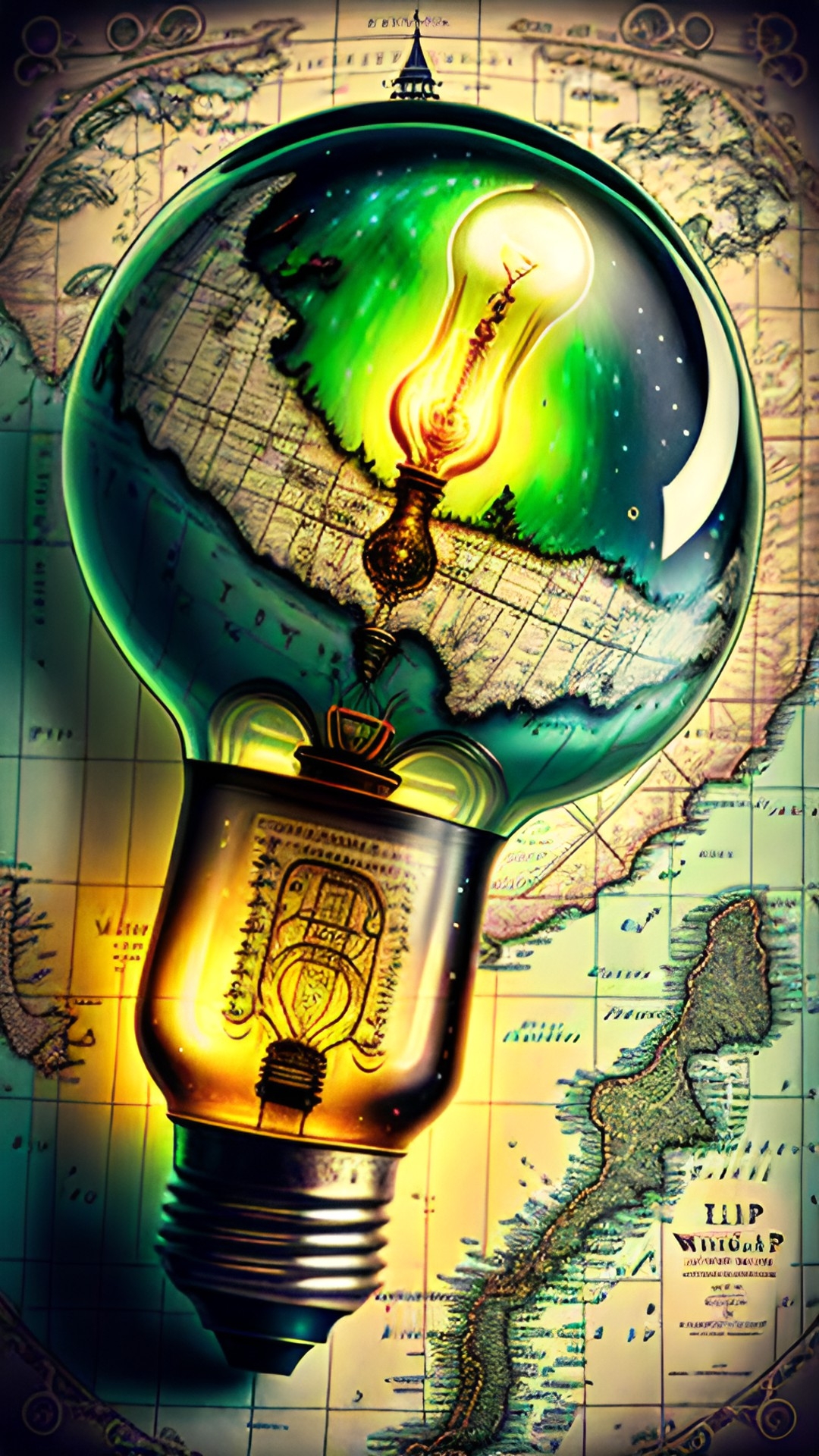 maps of light pollution