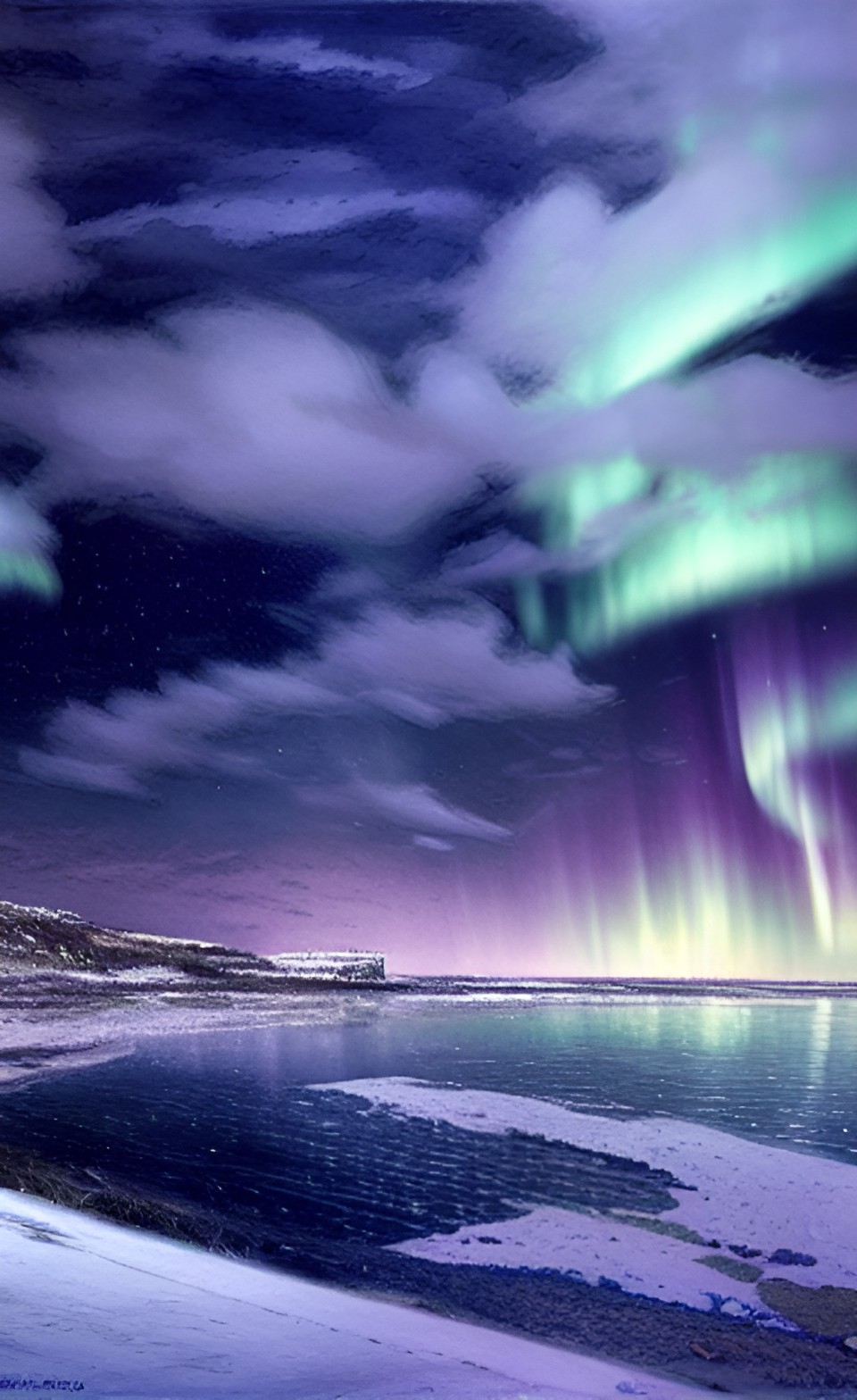 can you see the northern lights on a cloudy night