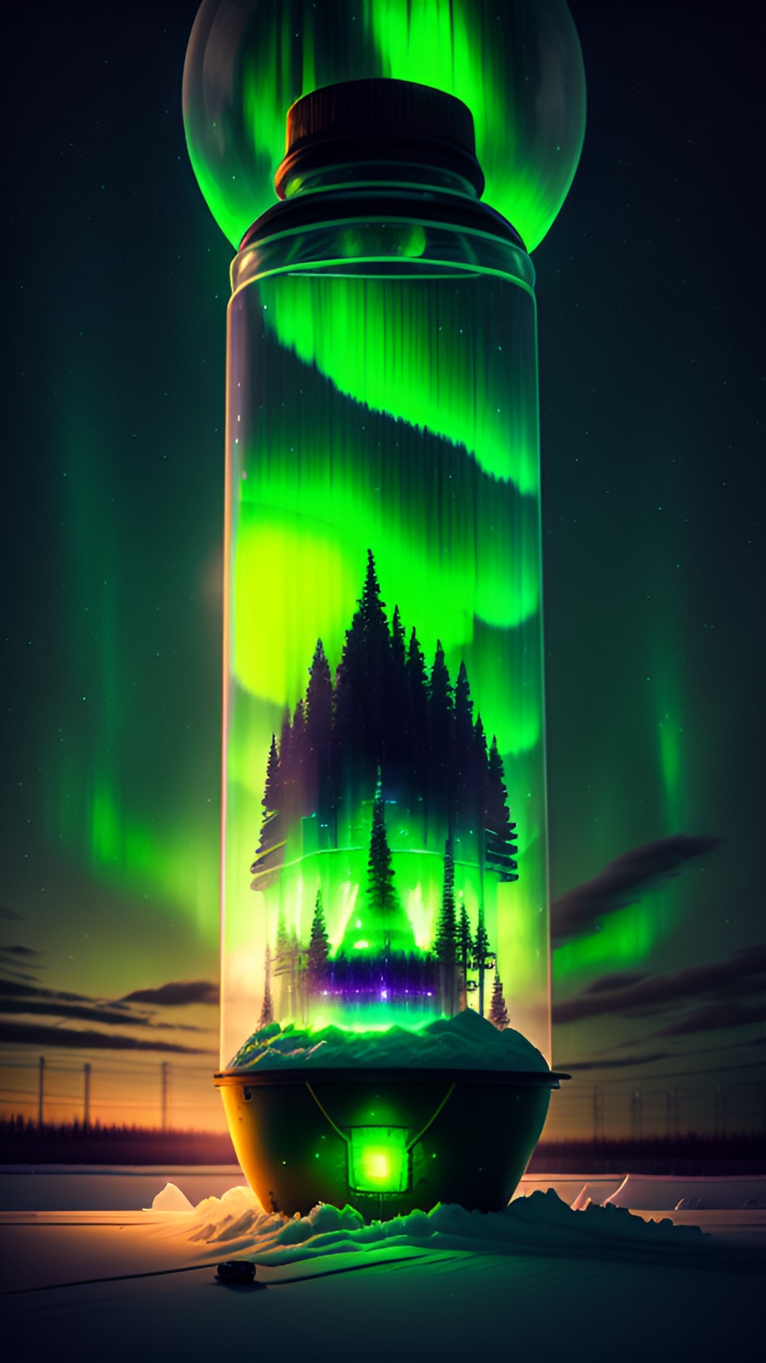 color of the northern lights