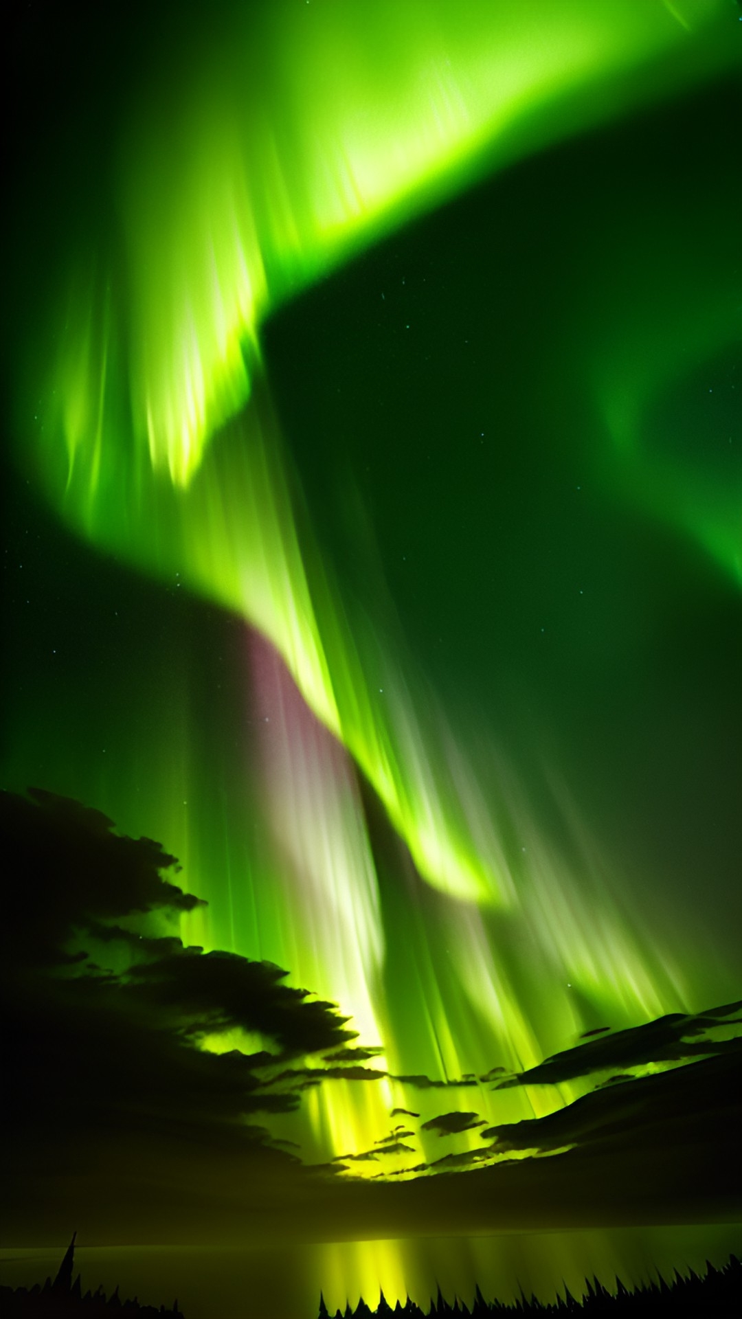 why is the aurora borealis green