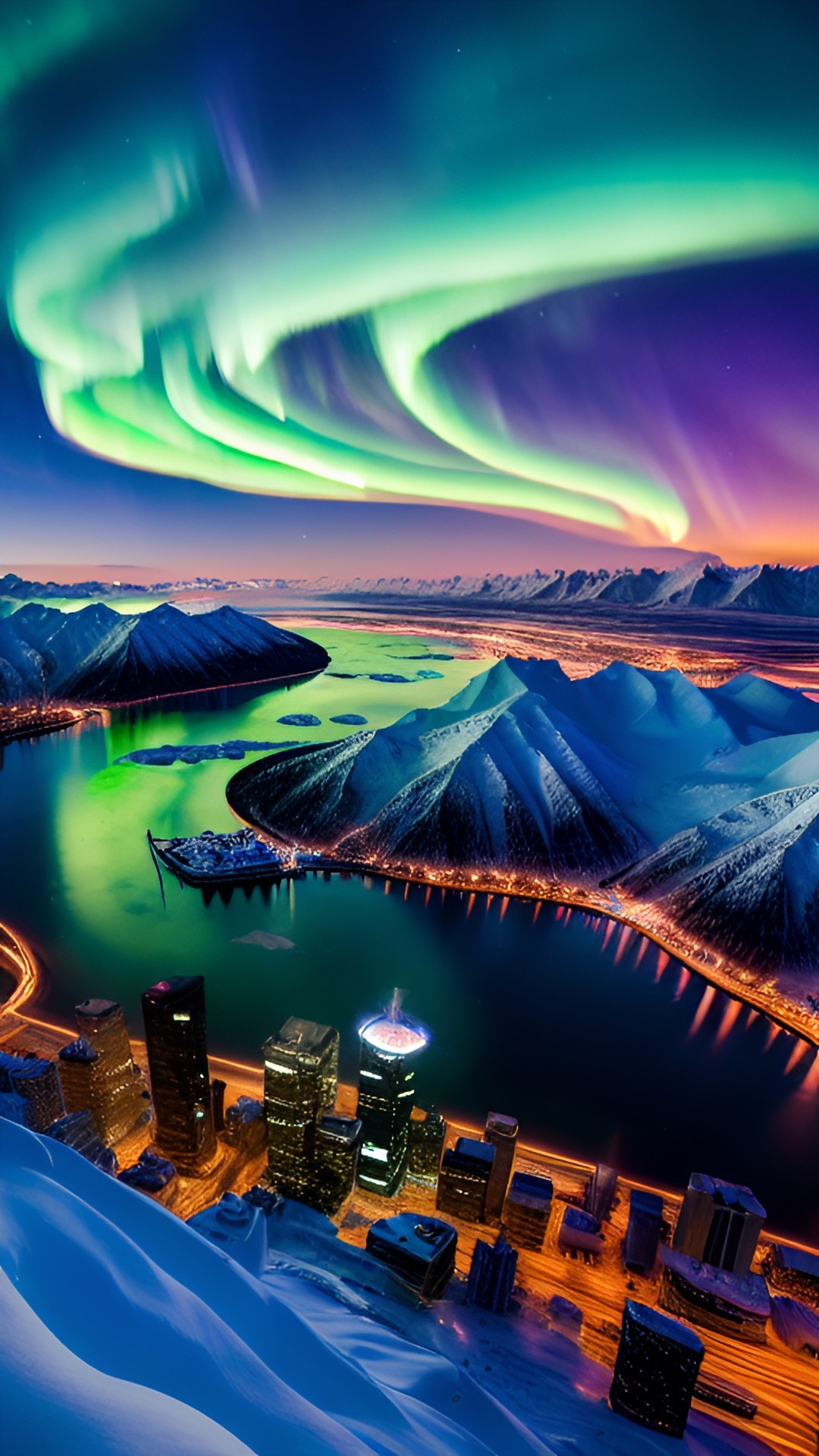 northern lights in anchorage