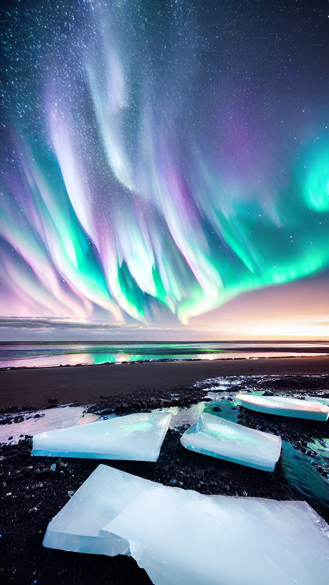 black diamond beach iceland