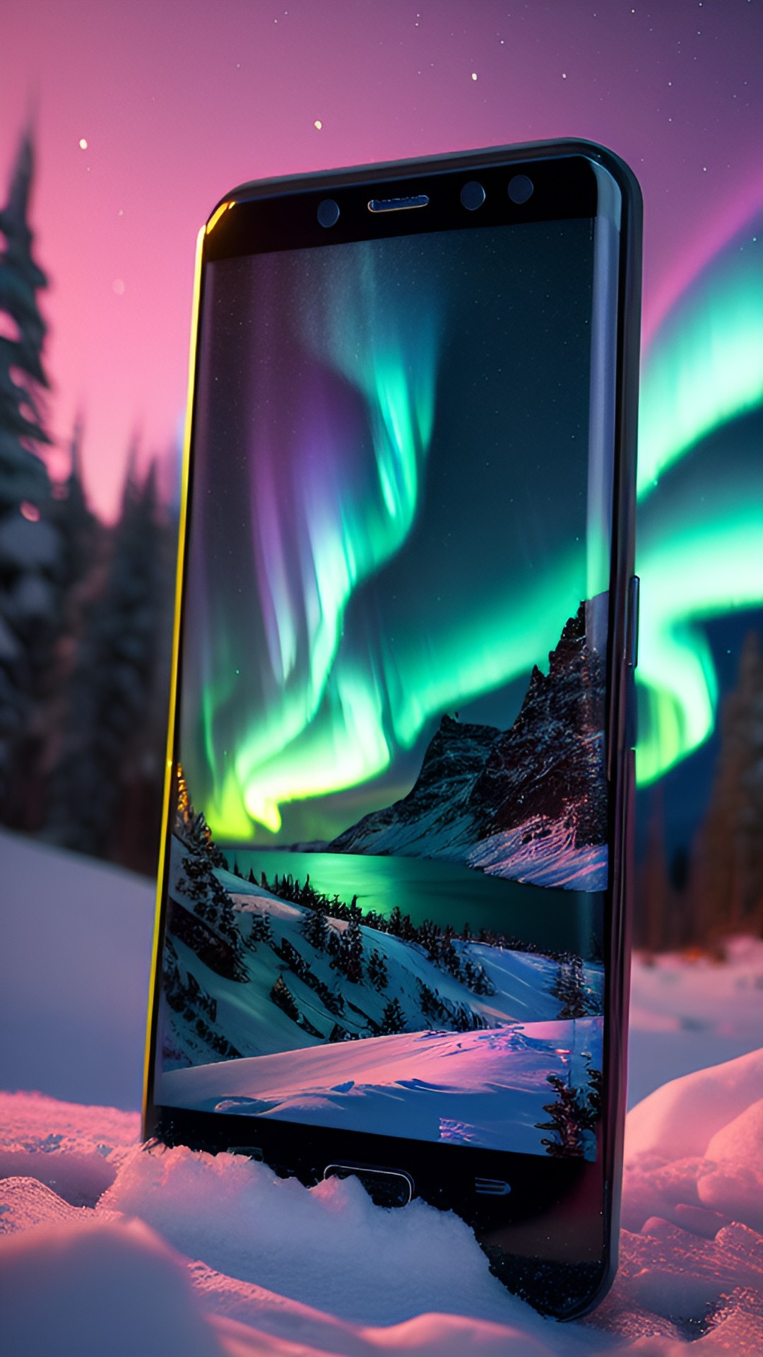 how to take pictures of aurora borealis with smartphone