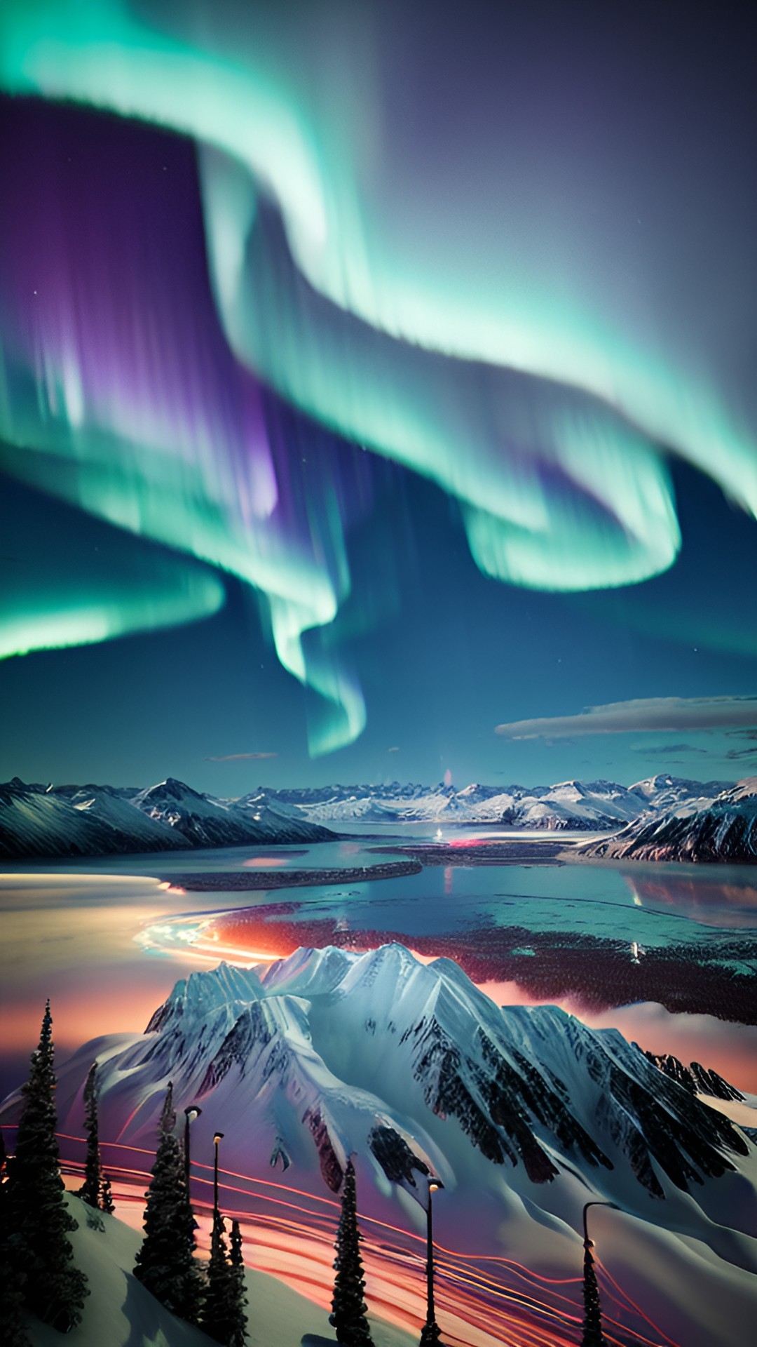 northern lights in anchorage alaska