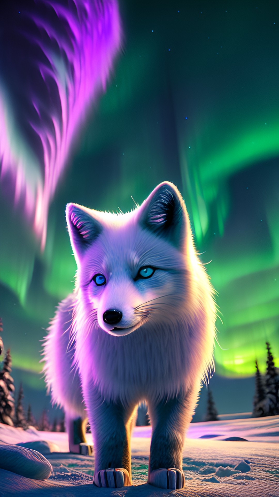 northern lights fox