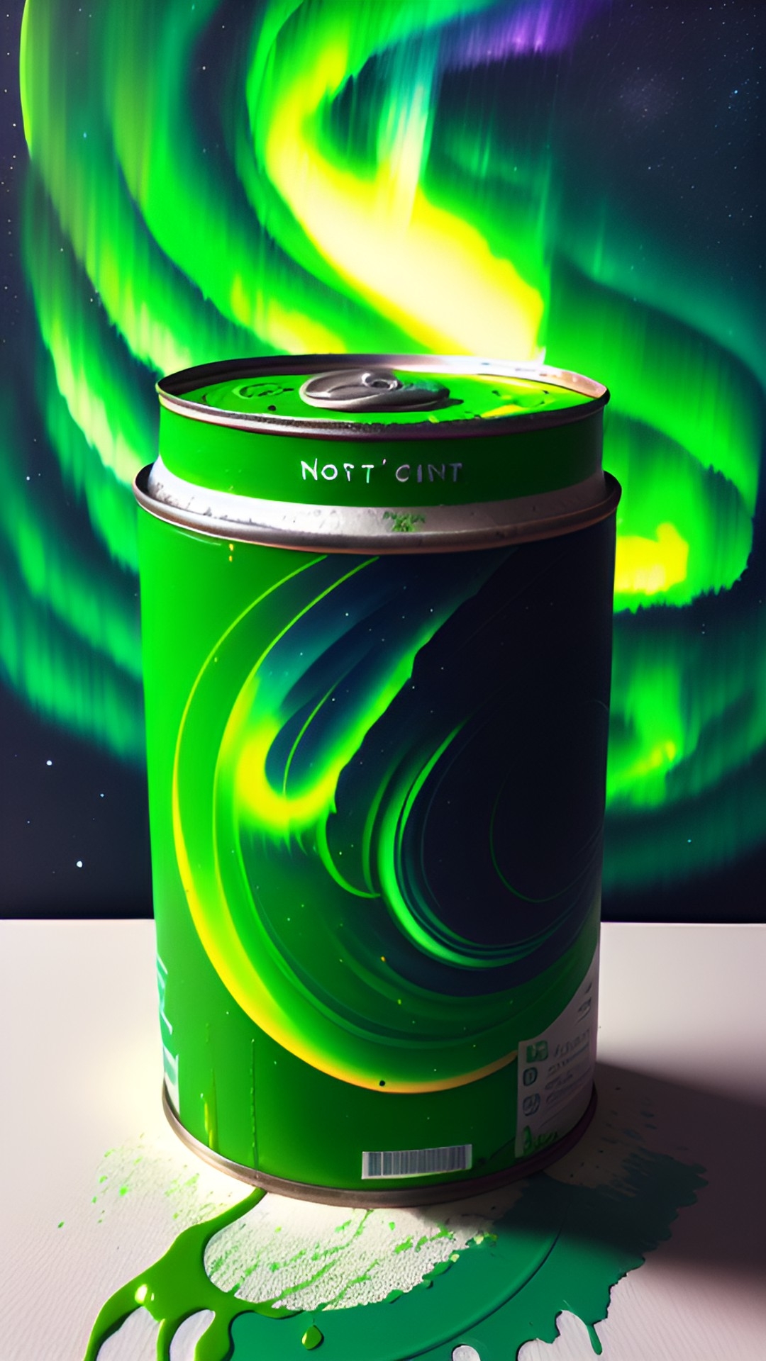 green northern lights