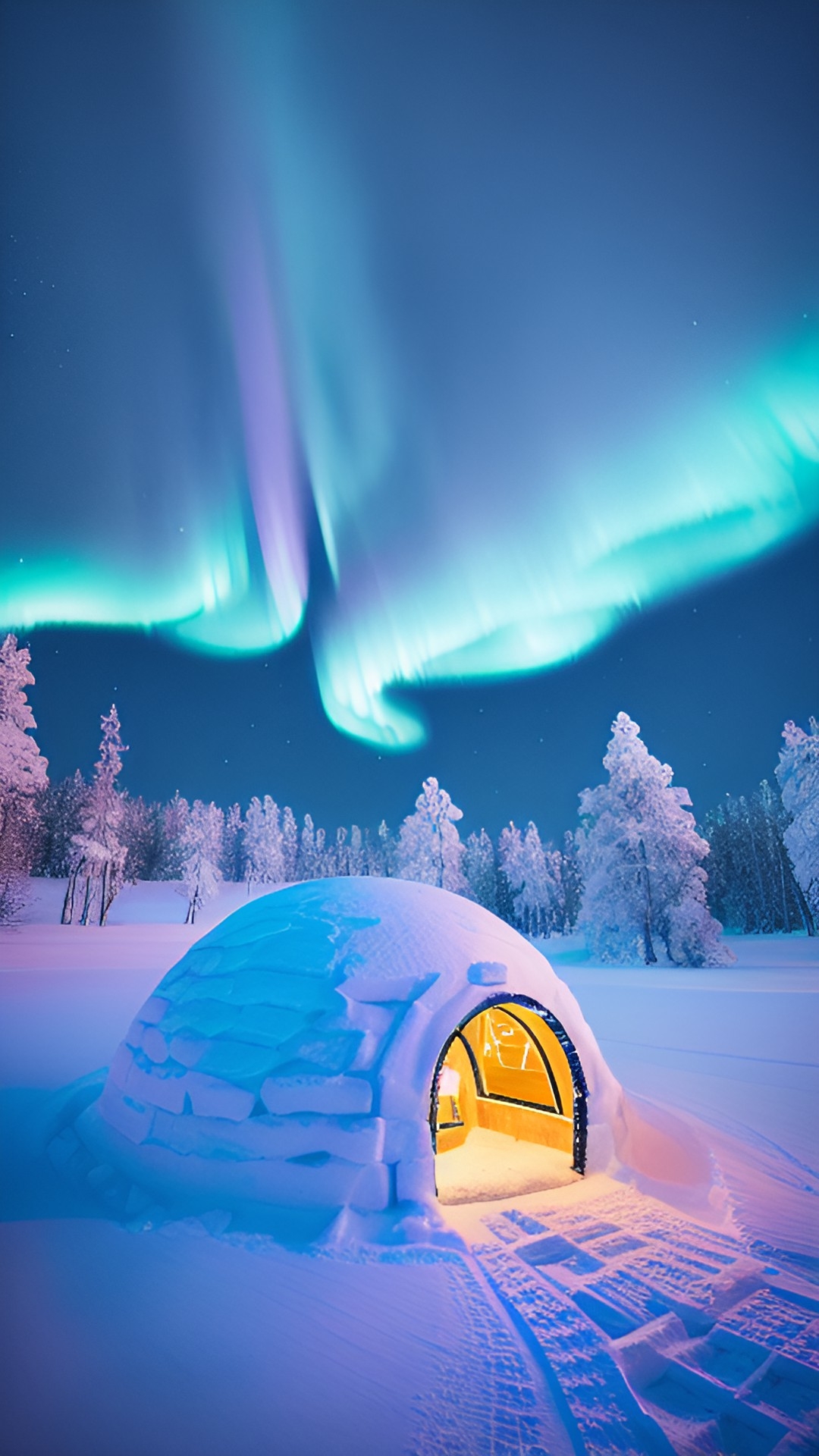 the Northern Lights Finland