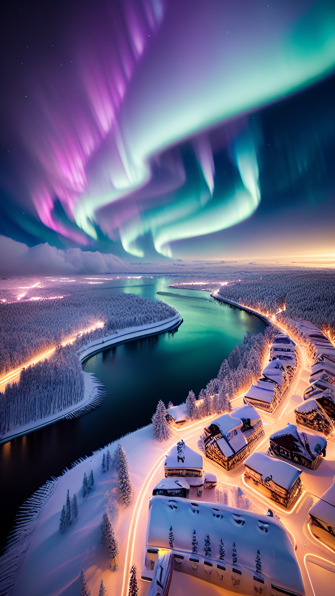 the Northern Lights Finland
