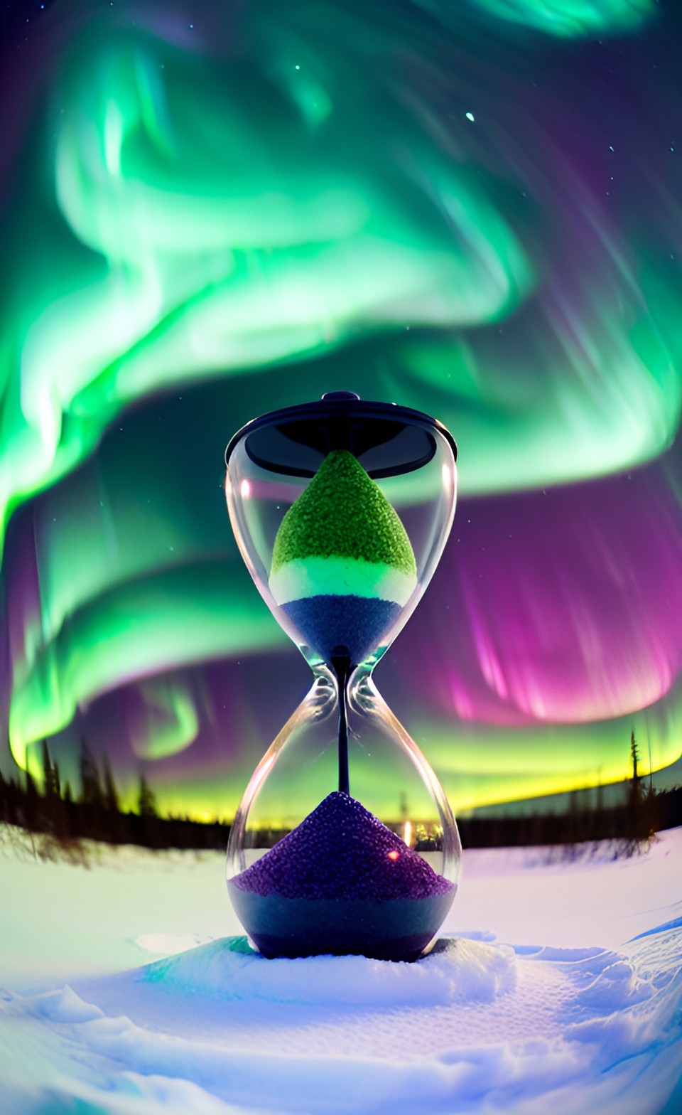 northern lights how long do they last