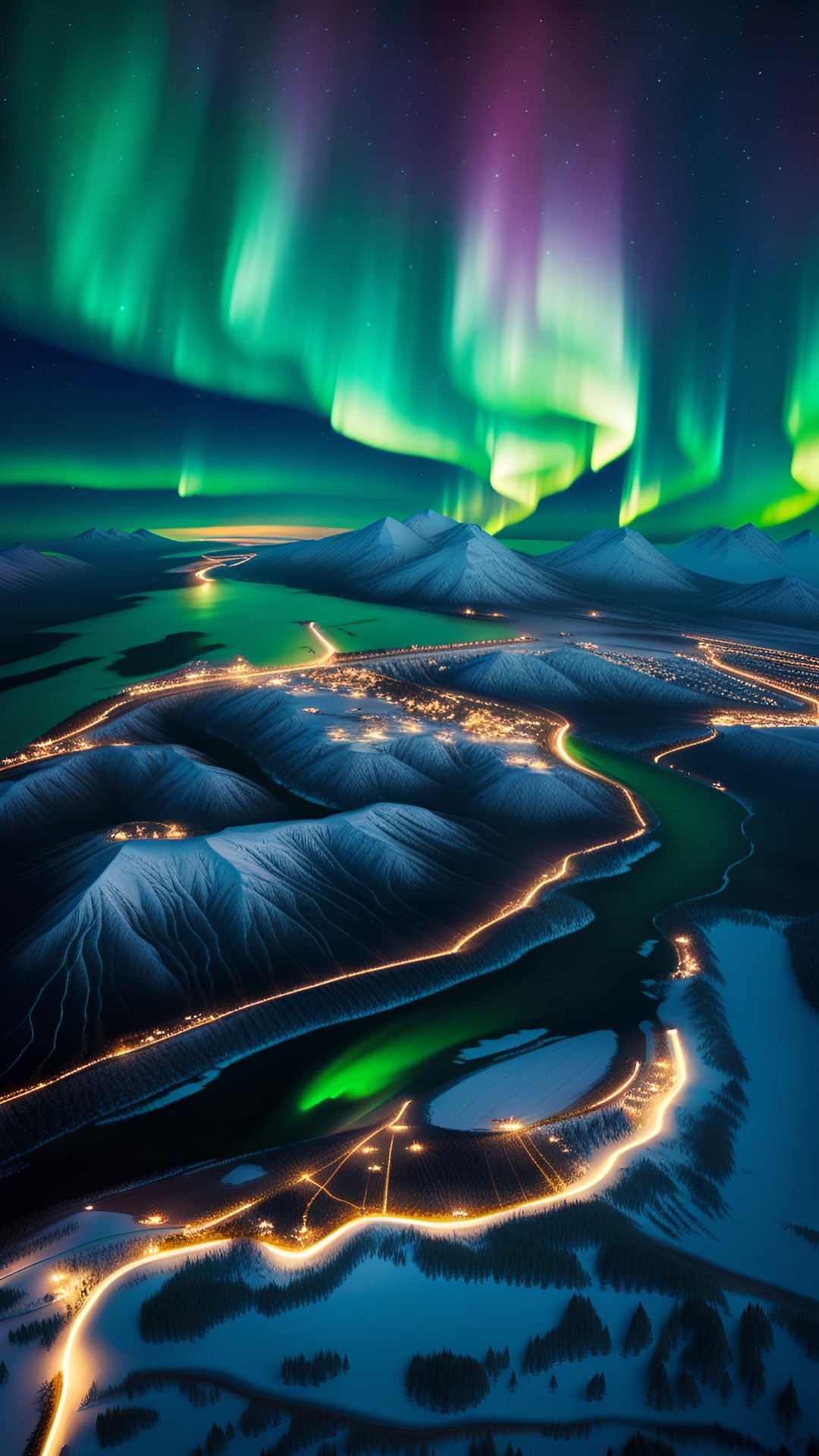 northern lights in yukon canada