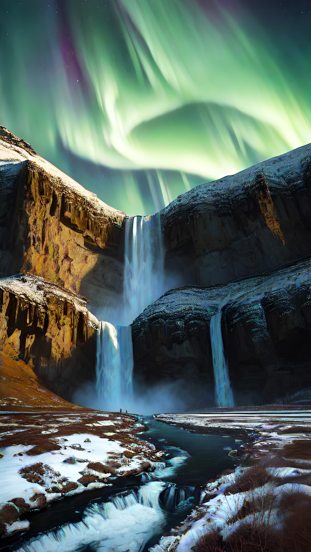 iceland skogafoss waterfall