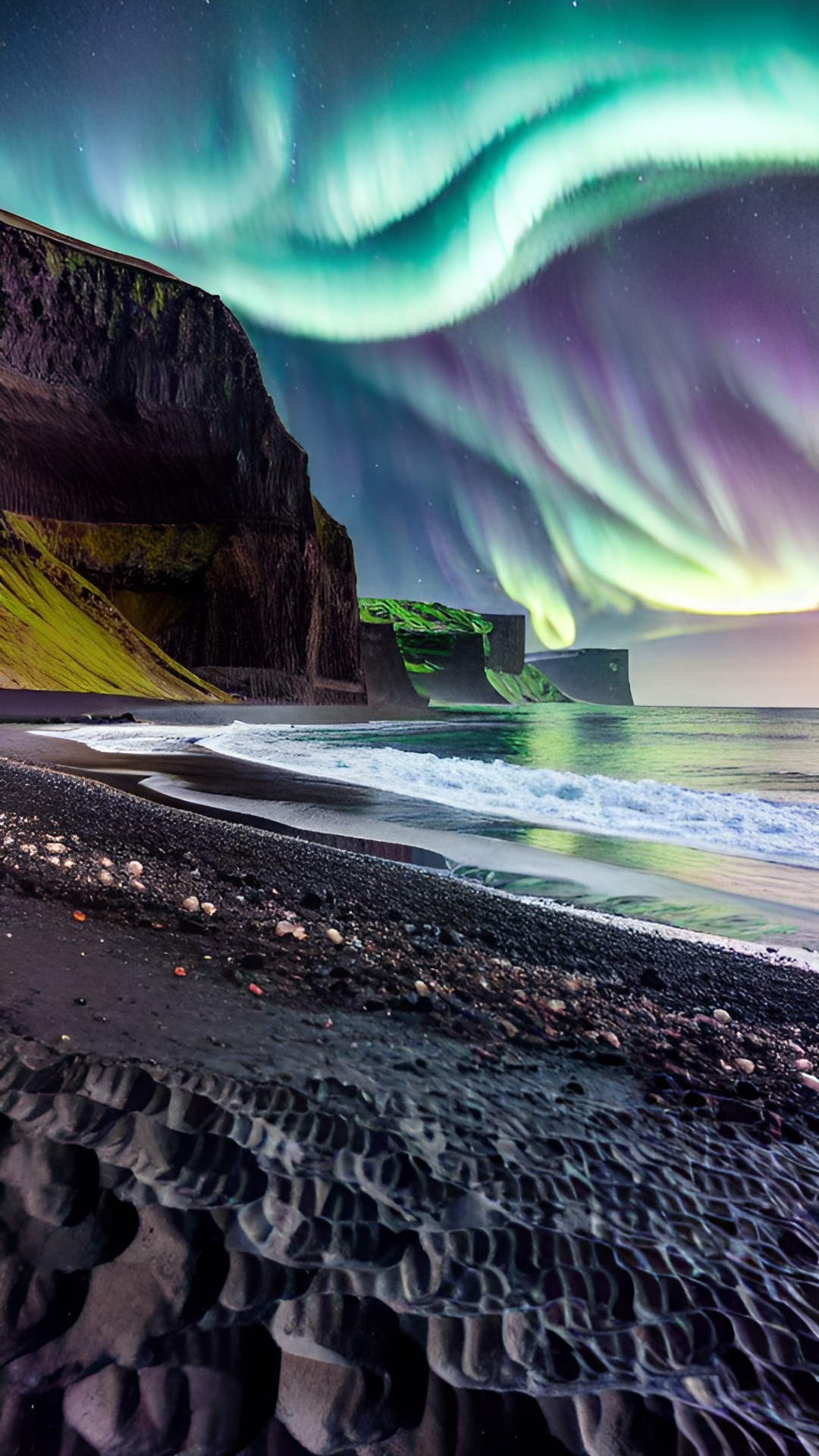 Black sand beach Iceland