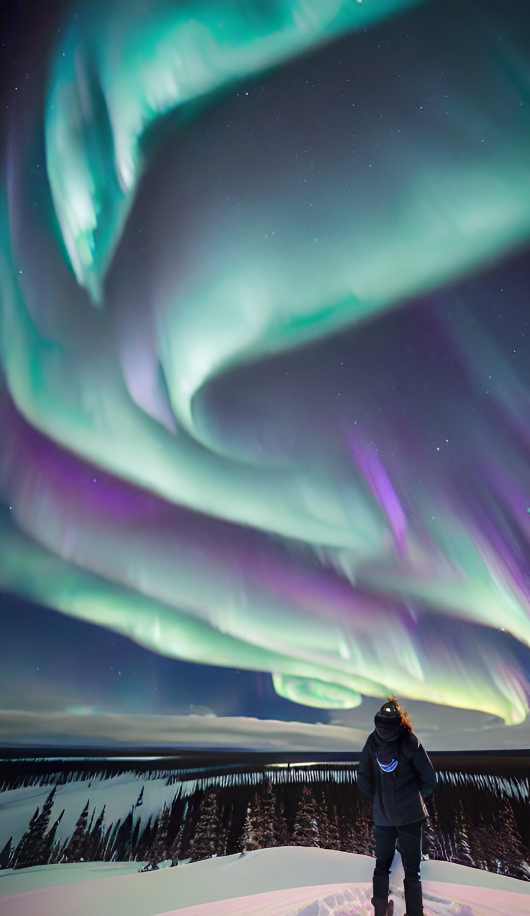 northern lights of the Yukon