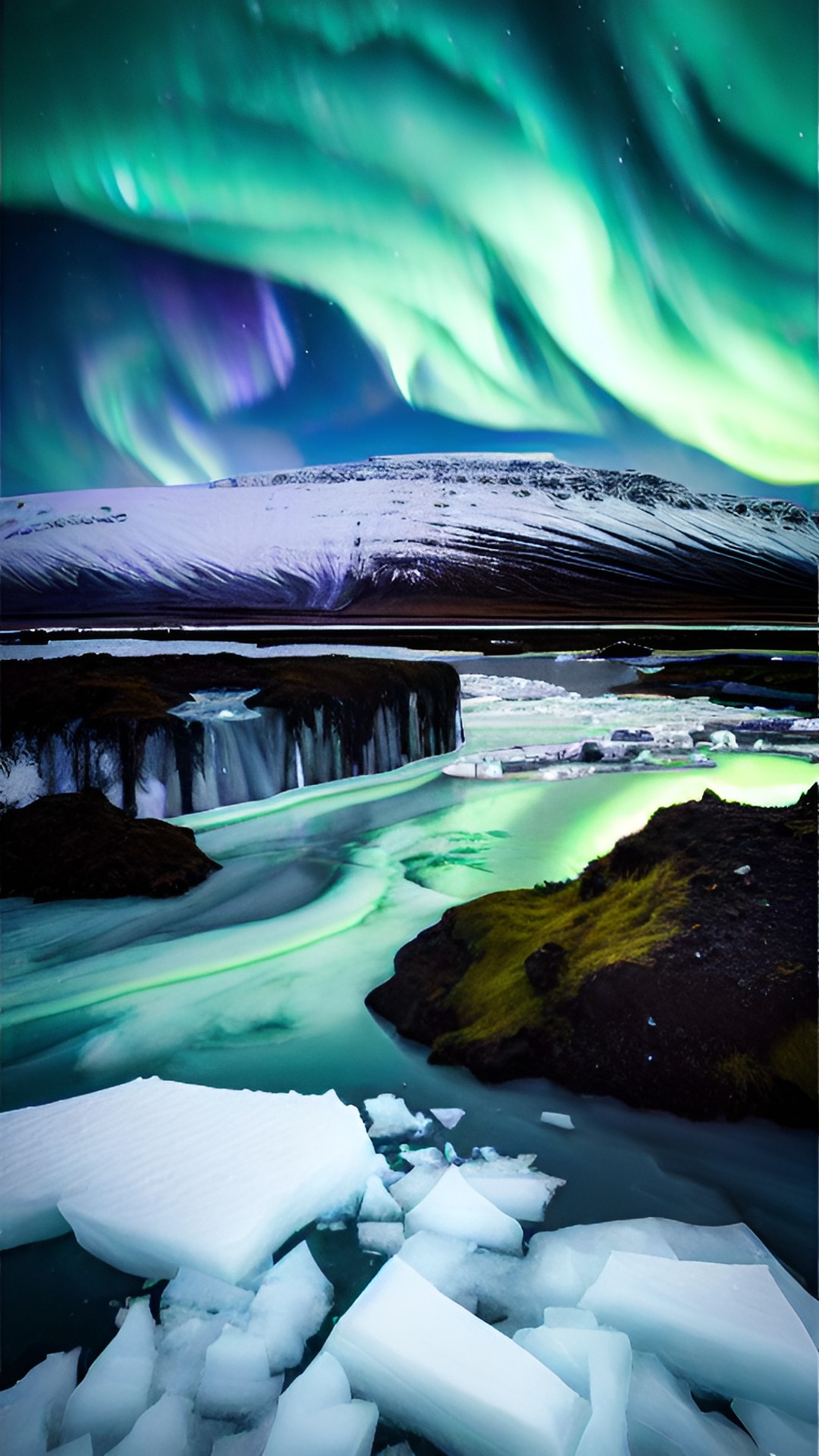glacier lagoon in iceland