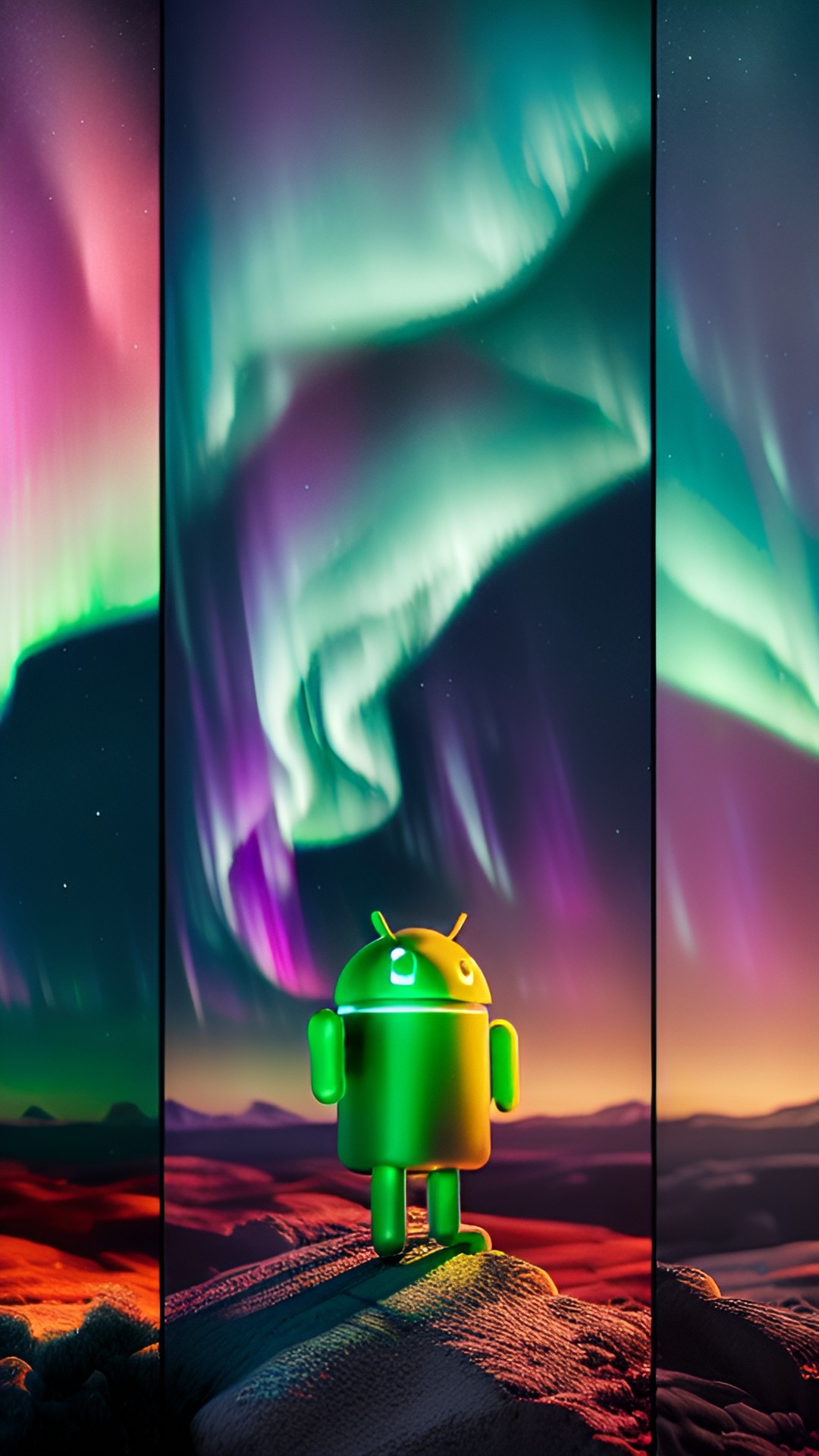 photograph northern lights android phone
