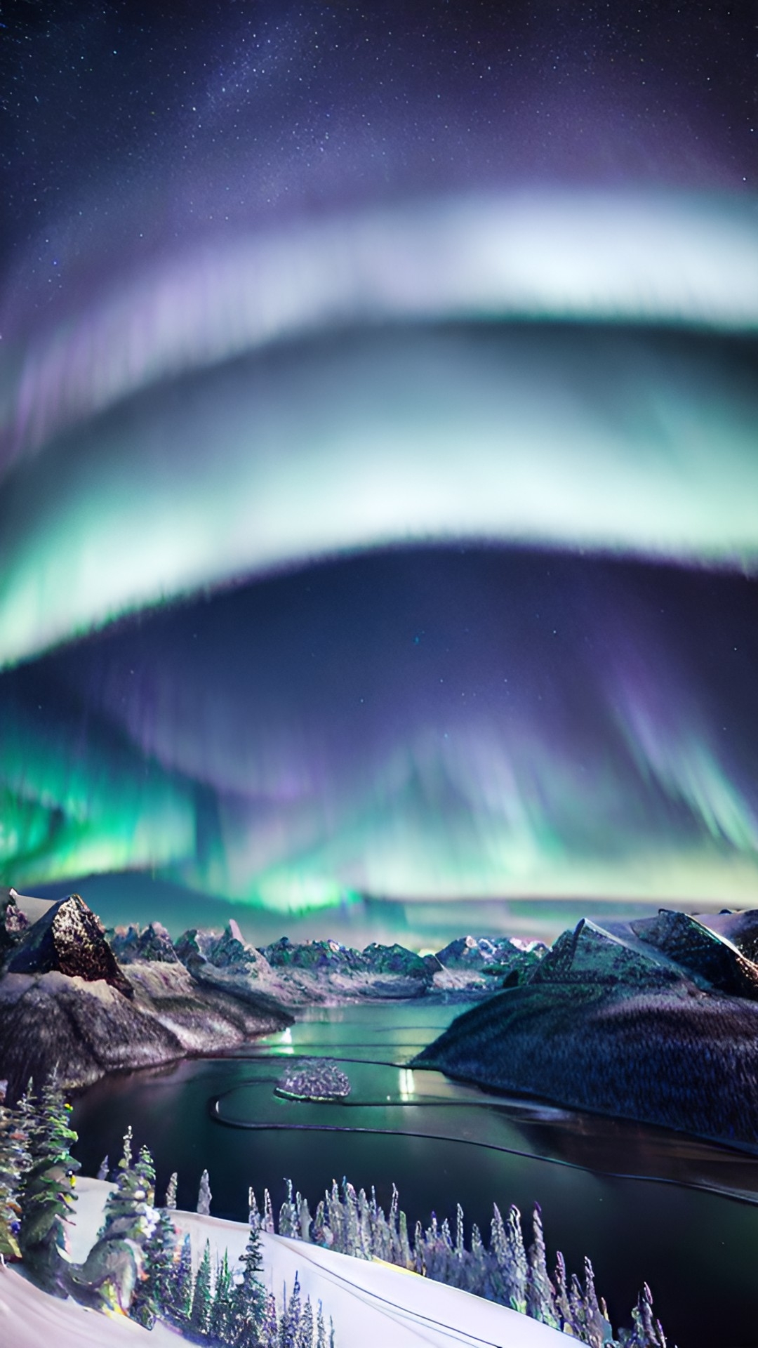 northern lights in anchorage alaska