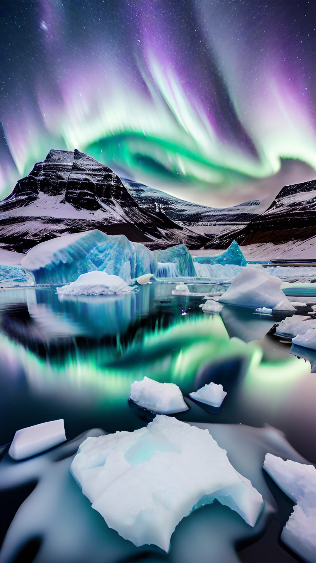 glacier lagoon in iceland