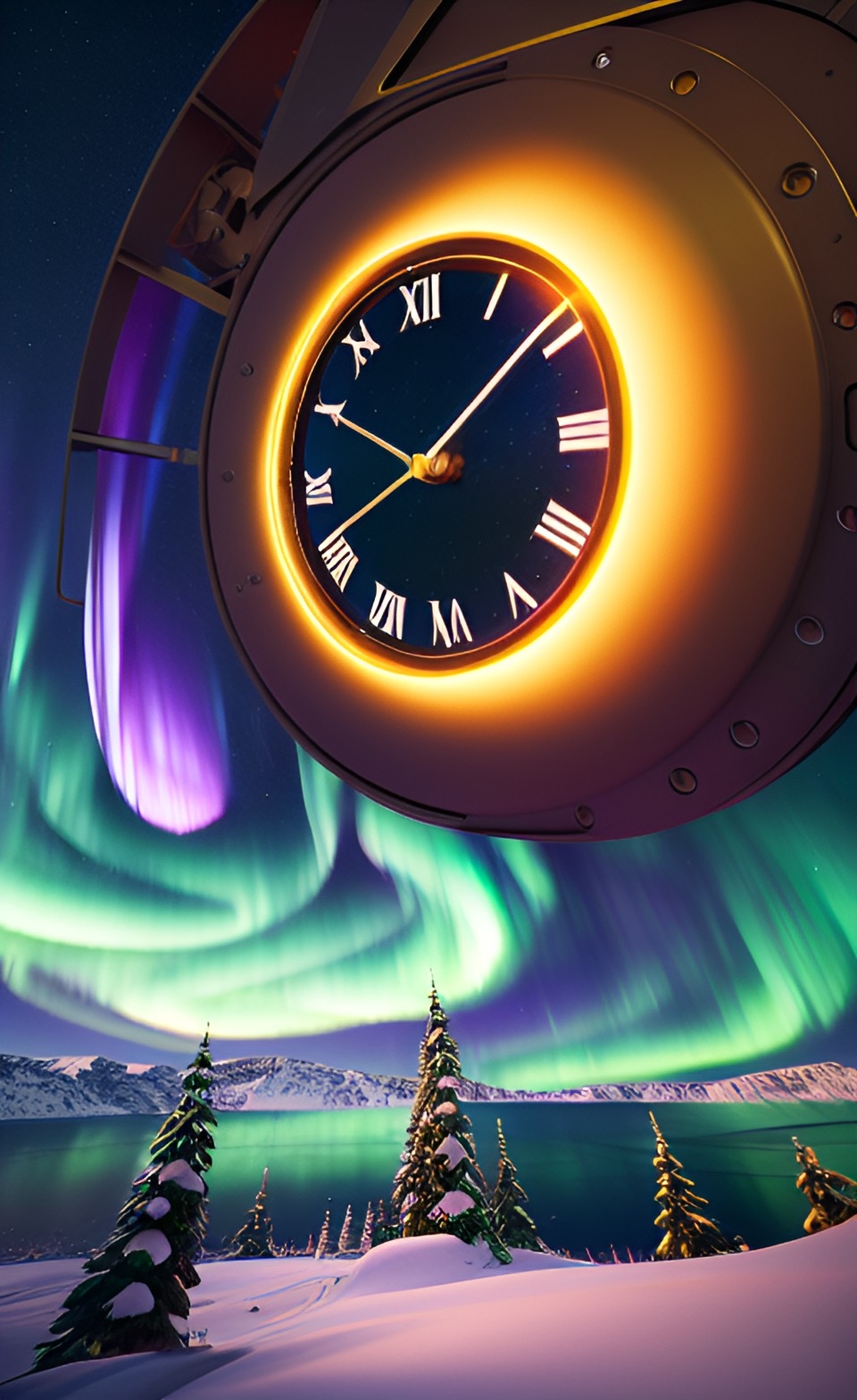 how long are the northern lights visible