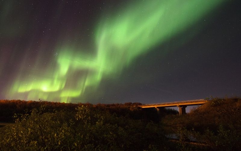 northern lights shapes