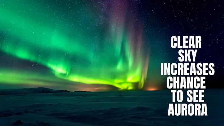 cloudy northern lights