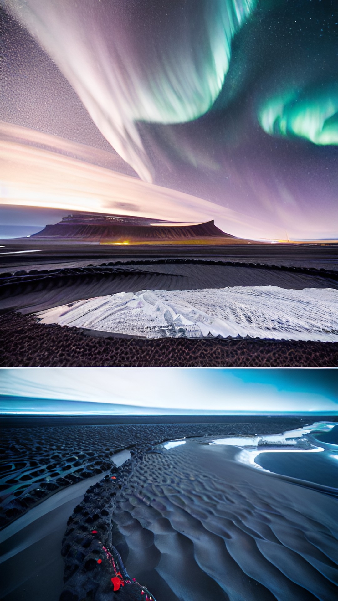 black sand beach of iceland