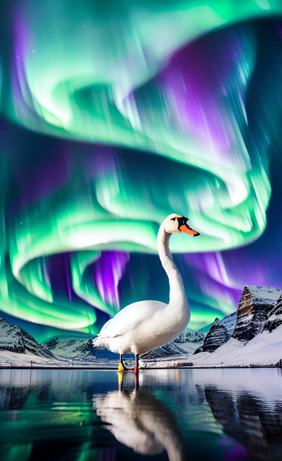 Northern Lights Swan myths
