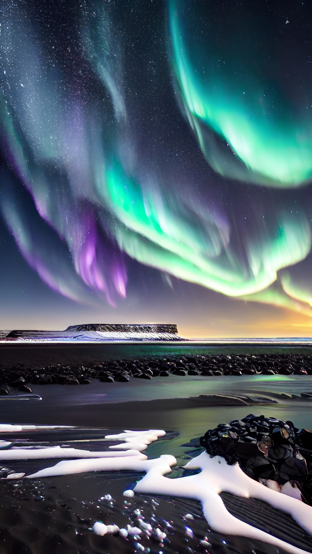 black diamond beach iceland