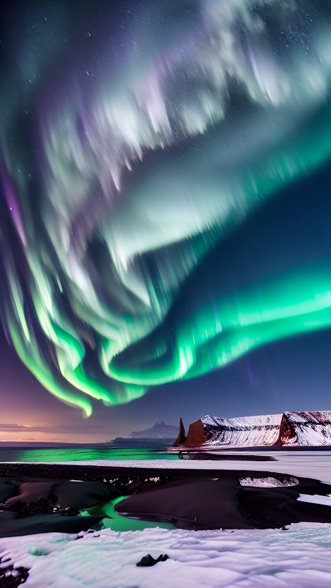 black beach in iceland